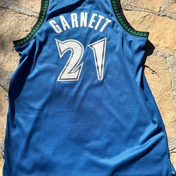 Kevin Garnett Minnesota Timberwolves Adidas NBA Swingman Jersey Blue Size XL - Picture 2 of 7